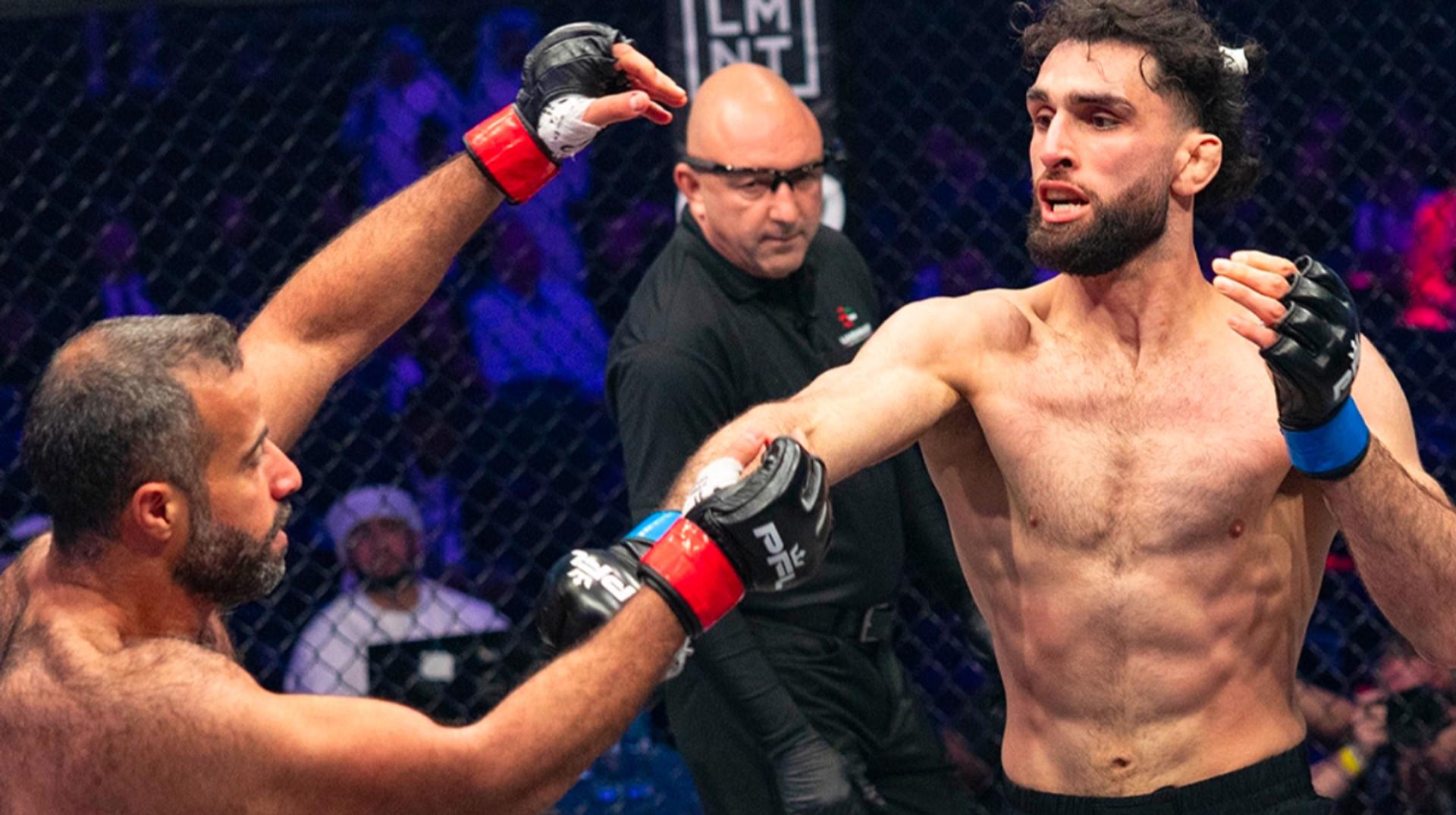 Shocking injury: PFL fighter breaks opponent's arm with a devastating strike.