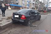 At an intersection in Mykolaiv, a Chevrolet and a Skoda collided.